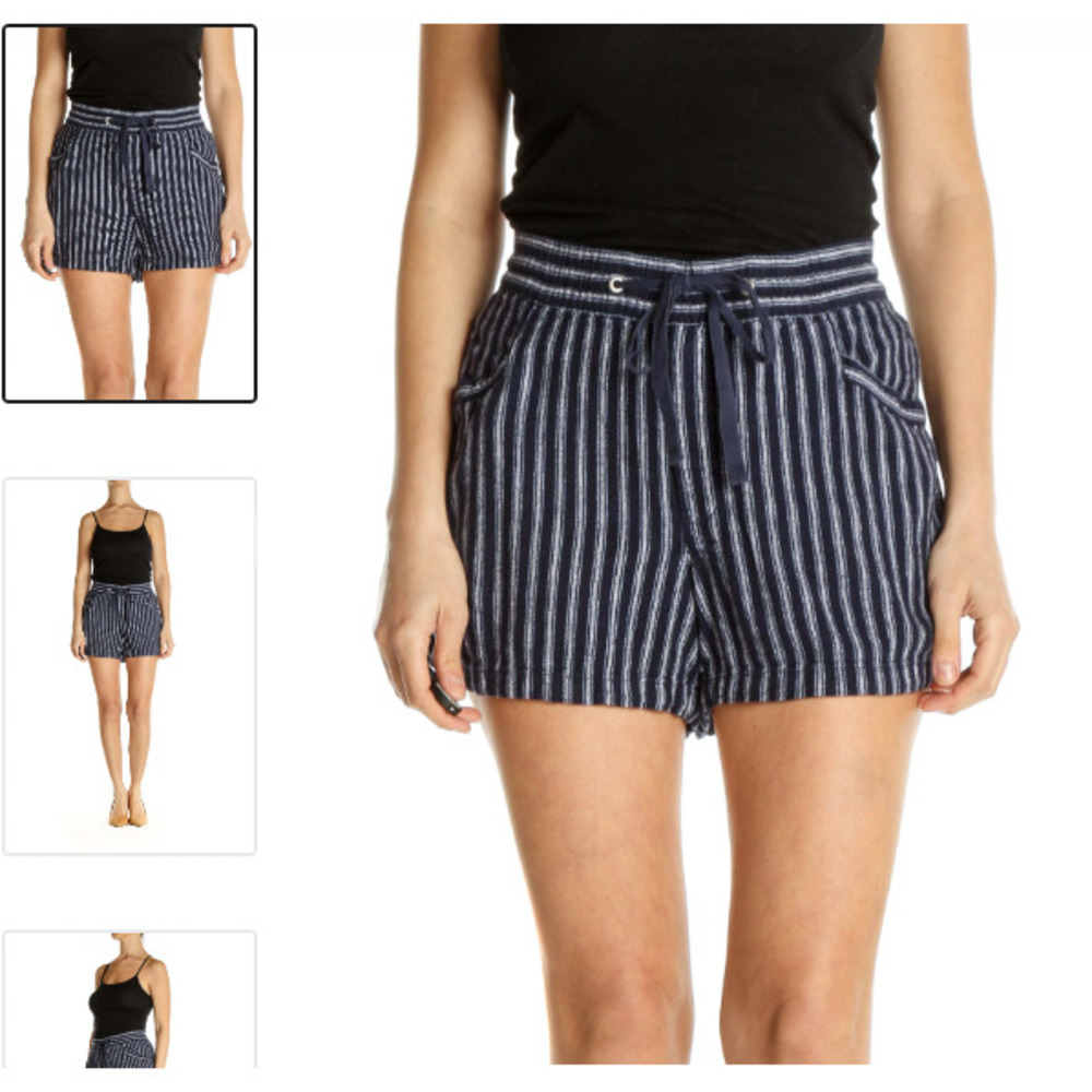 Gap Blue Striped Holiday Shorts
